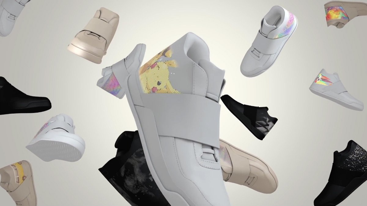 Des chaussures qui affichent les pokémons attrapés !