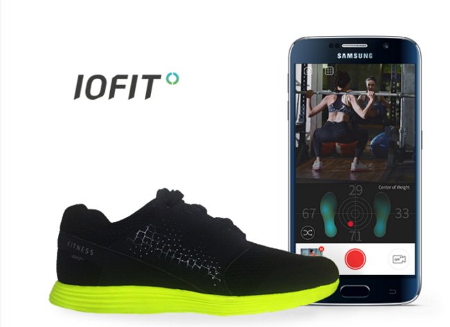 Iofit : les chaussures connectées par Samsung